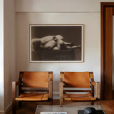 Nude Man from the Back - Hermann Heid Art Print / Canvas, Male Nude, Hermann Heid’s Studio, Form Answering Form, Albumen Silver Print,