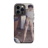 Uomo nudo al bagno - Custodia per iPhone di Gustave Caillebotte, 14 Pro Max / Opaca, Custodie per telefoni cellulari, Toby Leon