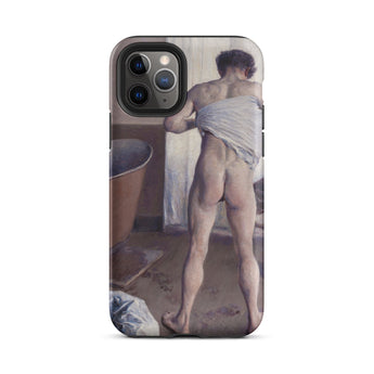 Nude Man at His Bath - Gustave Caillebotte Phone Case Iphone 11 Pro / Matte Phone Case Nude Man Gustave Caillebotte’s Nude, Fleeting Scene,