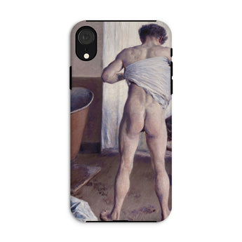 Nude Man at His Bath - Gustave Caillebotte Phone Case Iphone Xr / Matte Phone Case Classical Art Painting Nude Figure Draped Gustave