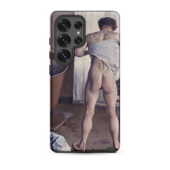 Nude Man at His Bath - Gustave Caillebotte Phone Case Samsung Galaxy S25 Ultra / Matte Phone Case Classical Painting Muscular Man Profile