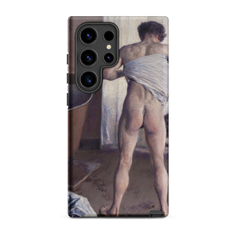 Nude Man at His Bath - Gustave Caillebotte Phone Case Samsung Galaxy S24 Ultra / Matte Sleek Black Phone Case Detailed Reproduction édouard