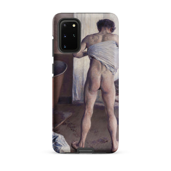 Nude Man at His Bath - Gustave Caillebotte Samsung Case, Galaxy S20 Plus / Matte, Smartphone Case Classical Painting Nude Figure