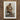 Wooden-framed Artwork Seated Figure Muted Tones Eugene Jansson Art, Lips Sealed, Instrument Hums