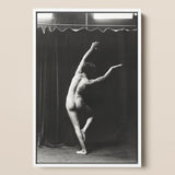 Nude Photograph of Mr. Loucelli - Arnold Genthe Art Print / Canvas, 12x18’’ / 31x46cm / White Frame, Posters Prints & Visual Artwork, Toby