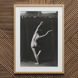 Nude Photograph of Mr. Loucelli - Arnold Genthe Art Print / Canvas, 20x30’’ / 51x76cm / Natural Frame / Matboard, Posters Prints & Visual