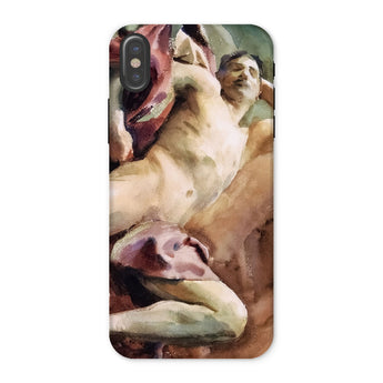 Ritratto di nudo di Nicola D’inverno - Custodia per iPhone di John Singer Sargent, x / Opaca, Custodie per telefoni cellulari, Toby Leon