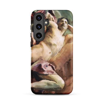 Nude Portrait of Nicola D’inverno - John Singer Sargent Samsung Case, Galaxy S24 Plus / Matte, Smartphone Case Classical Painting Nude