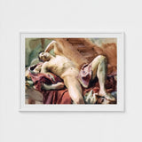 Nude Portrait of Nicola D’inverno - John Singer Sargent Art Print / Canvas, Intimate Gay Tableau Prints