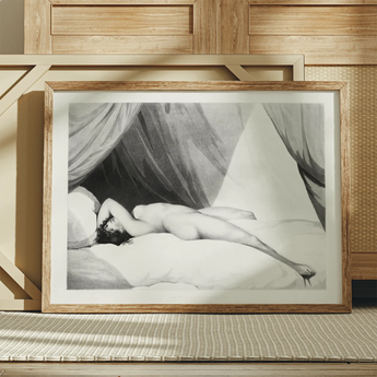 Nude Reclining on Curtained Bed - William Holland Art Print / Canvas, Posters Prints & Visual Artwork, Toby Leon