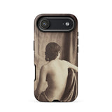 Nude Study - Jean Louis Marie Eugene Durieu Phone Case Iphone 17 Air / Matte Black White Vintage-style Phone Case Nude Figure Design