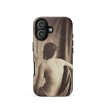 Nude Study - Jean Louis Marie Eugene Durieu Phone Case Iphone 17 / Matte Iphone 12 Case Sepia-toned Vintage-style Design Nude Figure