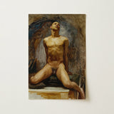 Nude Study of Thomas e Mckeller - Lámina artística de John Singer Sargent / Lienzo, 12x18’’ / 31x46cm / Sin marco / sin borde, Pósters Impresiones y arte visual