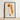 Framed Artwork Stylized Nude Figure Bold Orange Accents Egon Schiele Art, Drapery Entices, Raw Sensuality