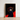 Framed Portrait Woman Dark Hat Coat Accented Orange Gay Witch Art, Universe Woven, Endless Shadows