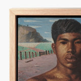 O Mestico - Candido Portinari Brazilian Art Print / Canvas Wooden-framed Painting Young Man Dark Hair Skin Portinari’s, Identity Forged,
