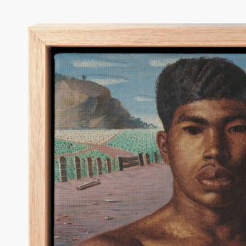 O Mestico - Candido Portinari Brazilian Art Print / Canvas Wooden-framed Painting Young Man Dark Hair Skin Portinari’s, Identity Forged,