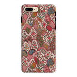 Oberkampf & Cie. Floral Fabric Art Phone Case Iphone 8 Plus / Matte Colorful Floral Patterned Phone Case Intricate Designs Shapes Sartorial