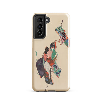 Obi Sashes - Kamisaka Sekka Phone Case, Samsung Galaxy S21 / Matte, Mobile Cases, Toby Leon