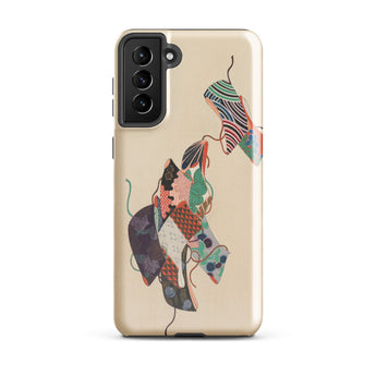 Obi Sashes - Kamisaka Sekka Phone Case, Samsung Galaxy S21 Plus / Matte, Mobile Cases, Toby Leon