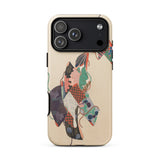 Obi Sashes - Kamisaka Sekka Phone Case Iphone 17 Pro Max / Matte Beige Vibrant Patchwork-style Illustration Traditional Japanese