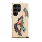 Obi Sashes - Kamisaka Sekka Phone Case Samsung Galaxy S24 Ultra / Matte Beige Phone Case Vibrant Patchwork-style Illustration Traditional