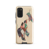 Obi Sashes - Kamisaka Sekka Phone Case Samsung Galaxy S20 / Matte Beige Phone Case Vibrant Patchwork-style Illustration Traditional