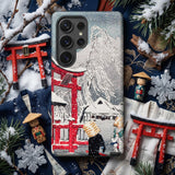 Okabe in Snow - Hiroaki Takahashi Phone Case, Mobile Cases, Toby Leon