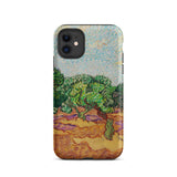 Olive Trees - Vincent Van Gogh Phone Case Iphone 11 / Matte Phone Case Gogh’s Olive Trees’ Vincent Gogh, Provence’s Sun-drenched Groves,