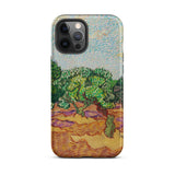 Olive Trees - Vincent Van Gogh Phone Case Iphone 12 Pro Max / Matte Gogh Olive Trees Phone Case Vincent Gogh, Provence’s Sun-drenched