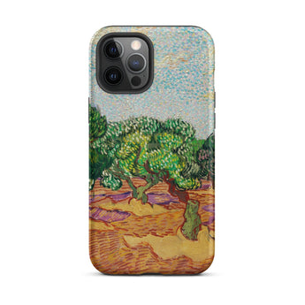 Olive Trees - Vincent Van Gogh Phone Case Iphone 12 Pro Max / Matte Gogh Olive Trees Phone Case Vincent Gogh, Provence’s Sun-drenched
