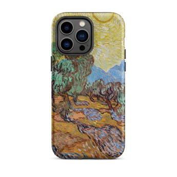 Olive Trees too - Vincent Van Gogh Phone Case Iphone 14 Pro Max / Matte Phone Case Gogh’s Olive Trees’ Vincent Gogh, Trees, Tormented