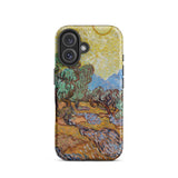 Olive Trees too - Vincent Van Gogh Phone Case Iphone 16 / Matte Phone Case Gogh’s Olive Trees Painting Vincent Gogh, Trees, Tormented