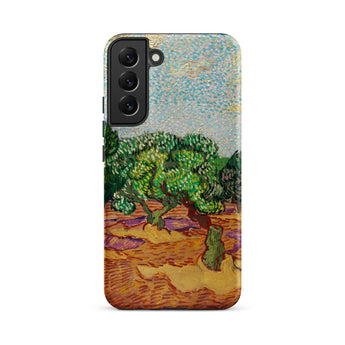 Olive Trees - Vincent Van Gogh Phone Case Samsung Galaxy S22 Plus / Matte Phone Case Vibrant Textured Print Vincent Gogh’s Gogh, Provence’s