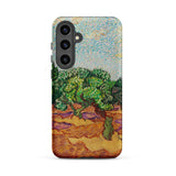 Olive Trees - Vincent Van Gogh Phone Case Samsung Galaxy S24 Plus / Matte Phone Case Vibrant Textured Print Vincent Gogh’s Gogh, Provence’s