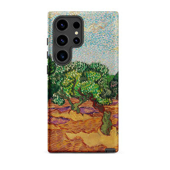 Olive Trees - Vincent Van Gogh Phone Case Samsung Galaxy S24 Ultra / Matte Phone Case Vibrant Textured Print Vincent Gogh’s Gogh,