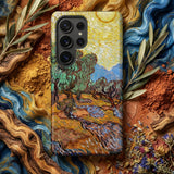 Olive Trees too - Vincent Van Gogh Phone Case Vibrant Textured Phone Case Vincent Gogh’s Olive Gogh, Trees, Tormented Brilliance
