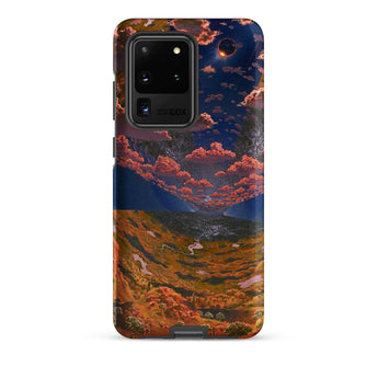 The O’neill Cylinder - Don Davis Phone Case Samsung Galaxy S20 Ultra / Matte Vibrant Phone Case Surreal Landscape Fiery Orange Clouds