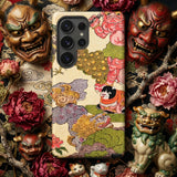 Oni Peacock Cat and Shishi - Utagawa Kunisada Phone Case, Mobile Cases, Toby Leon