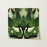 Open Wide - Succulent Agave Op Art Print / Canvas, Agave’s Kaleidoscopic Allure, Verdant Vision Quest, Botanical Phantasmagoria
