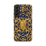 Open-work Panel - Matthew Digby Wyatt Phone Case Samsung Galaxy S22 Plus / Matte Phone Case Ornate Gold Filigree Design Central Bearded