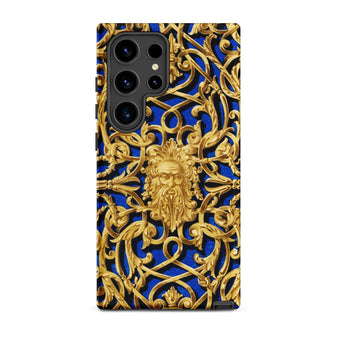 Open-work Panel - Matthew Digby Wyatt Phone Case Samsung Galaxy S24 Ultra / Matte Ornate Gold Filigree Design Central Bearded, Wyatt’s