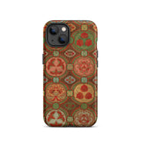 Motivo ornamentale a ventaglio - Custodia per iPhone G.a. Audsley, 13 / Opaco, Custodie per telefoni cellulari, Toby Leon