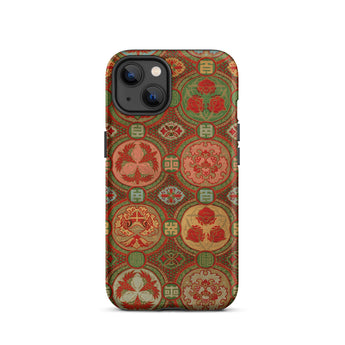 Motivo ornamentale a ventaglio - Custodia per iPhone G.a. Audsley, 13 / Opaco, Custodie per telefoni cellulari, Toby Leon