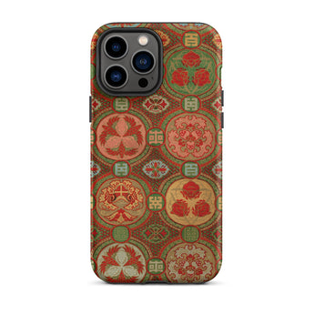 Motivo ornamentale a ventaglio - Custodia per iPhone G.a. Audsley, 13 Pro Max / Opaco, Custodie per telefoni cellulari, Toby Leon