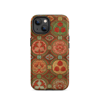 Motivo ornamentale a ventaglio - Custodia per iPhone G.a. Audsley, 14 / Opaco, Custodie per telefoni cellulari, Toby Leon