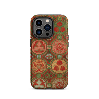 Motivo ornamentale a ventaglio - Custodia per iPhone G.a. Audsley, 14 Pro / Opaco, Custodie per telefoni cellulari, Toby Leon