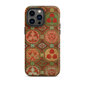 Motivo ornamentale a ventaglio - Custodia per iPhone G.a. Audsley, 14 Pro Max / Opaco, Custodie per telefoni cellulari, Toby Leon