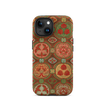 Motivo ornamentale a ventaglio - Custodia per iPhone G.a. Audsley, 15 / Opaco, Custodie per telefoni cellulari, Toby Leon