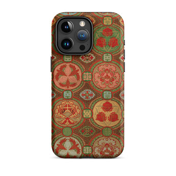 Motivo ornamentale a ventaglio - Custodia per iPhone G.a. Audsley, 15 Pro Max / Opaco, Custodie per telefoni cellulari, Toby Leon